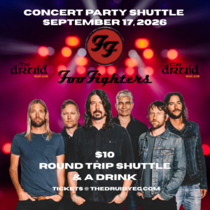 FOO FIGHTERS CONCERT SHUTTLE BUS